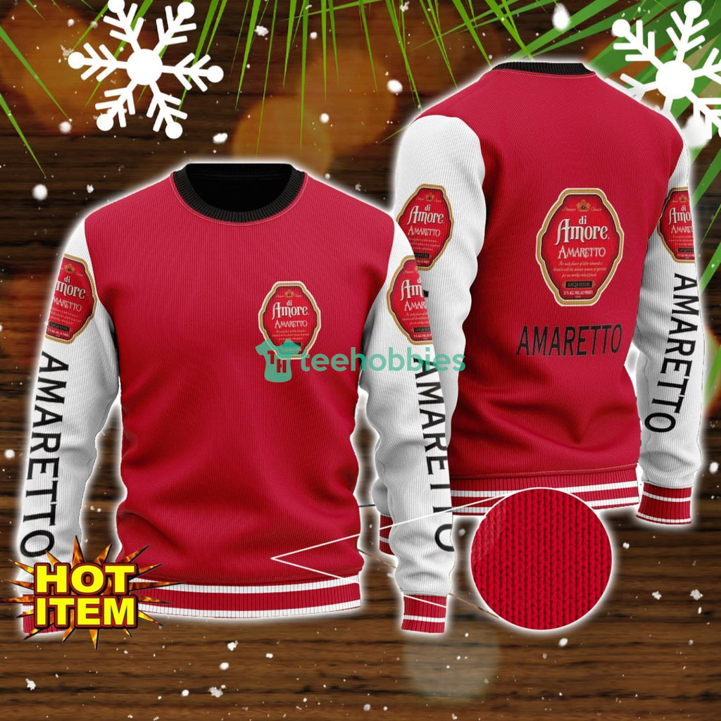 Amaretto All Over Print Sweater Christmas Sweater For Men Women Gift Ideas