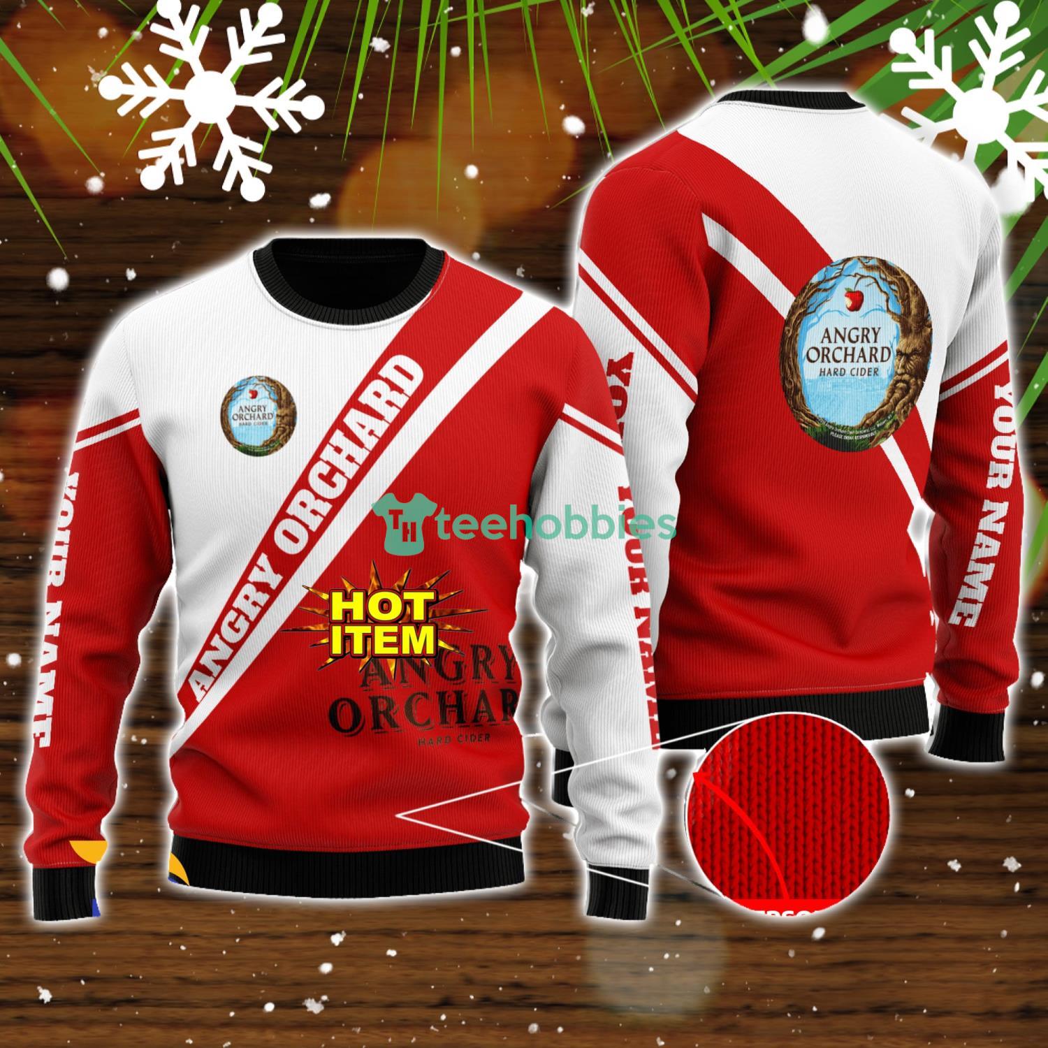 Angry Orchard Personalized All Over Print Sweater Christmas Sweater For Men Women Gift Ideas