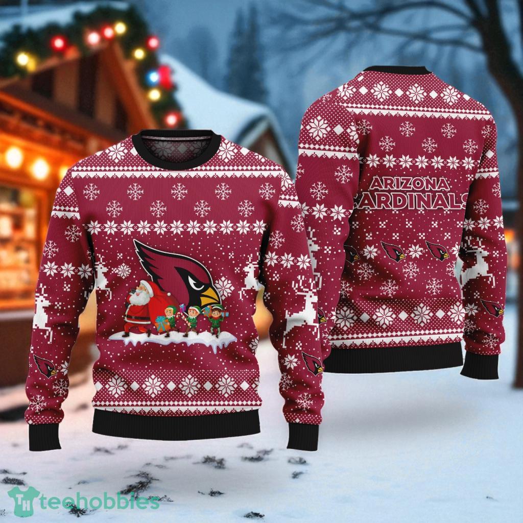 Arizona Cardinals Santa Claus Ugly Sweater Christmas