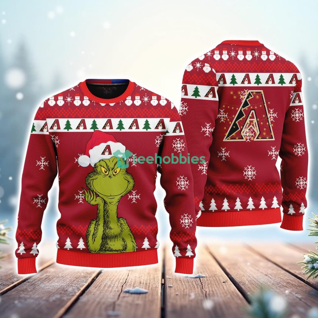 Arizona Diamondbacks MLB The Grinch Funny Merry Christmas Uglly Sweater 3D New Trend