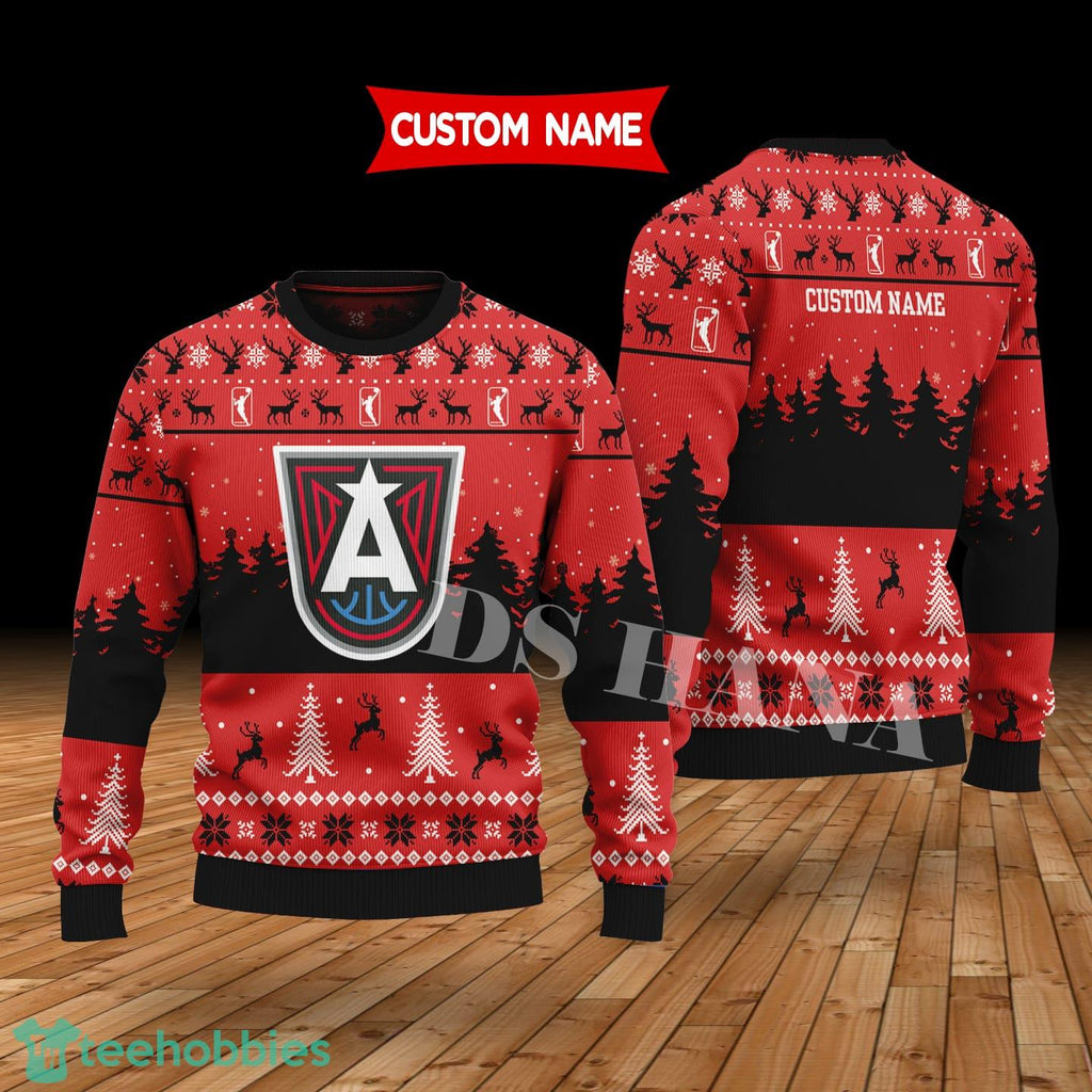 Atlanta Dream Custom Name Merry Xmas Sweater For Soccer Sport Team’s Fans Sweater
