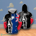 Australia Army 3D Hoodie Impressive Gift