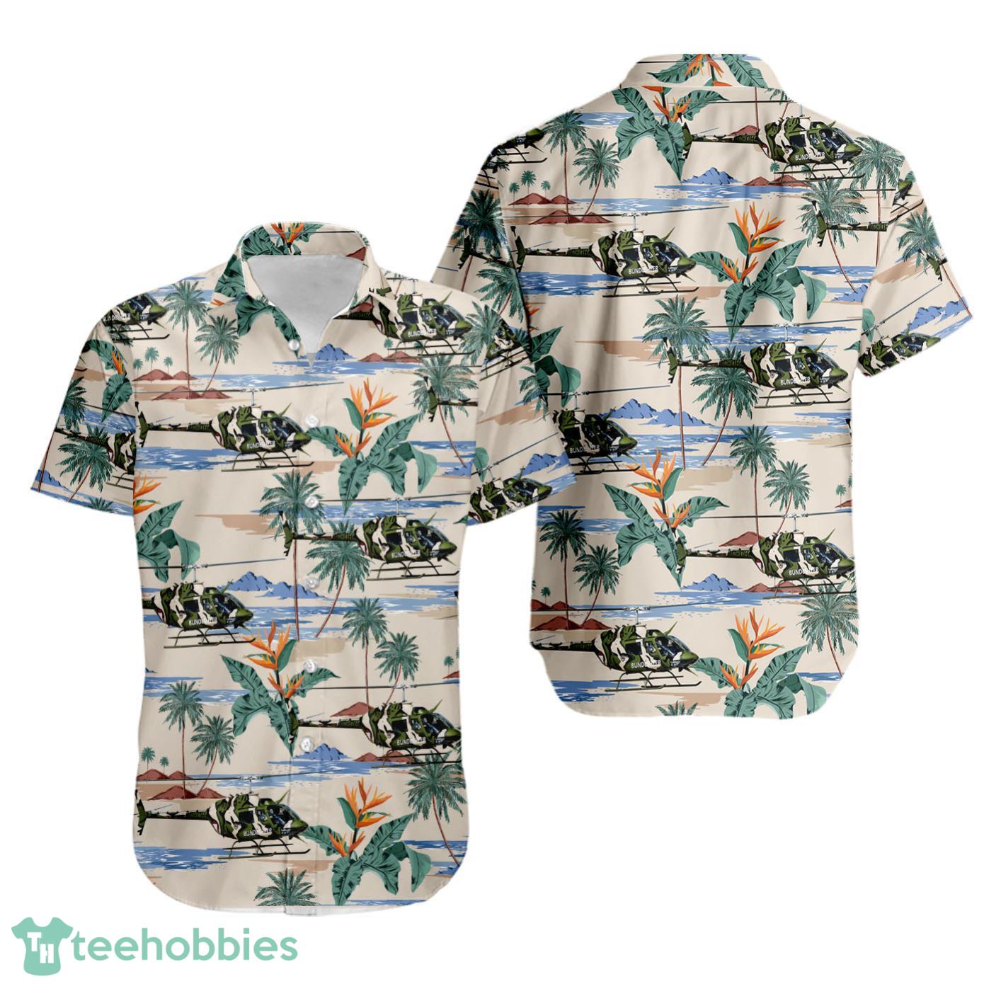 Austrian Armed Forces Bell OH-58 Kiowa 3D Printed Aloha Hawaiian Shirt