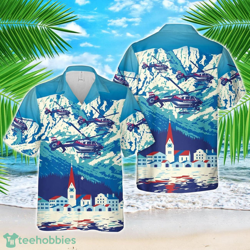 Austrian Police Helicopter Eurocopter EC-135 Hawaiian Shirt