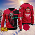 Baby Groot Hug Havana Club Ugly Christmas 3D Sweater All Over Print
