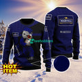 Baby Groot Hug martell cognac Ugly Christmas 3D Sweater All Over Print