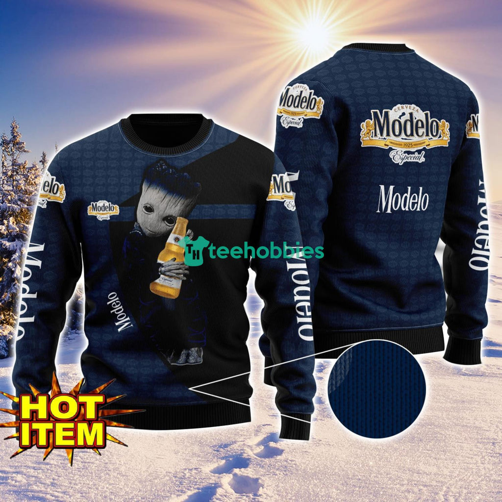 Baby Groot Hug Modelo Ugly Christmas 3D Sweater All Over Print