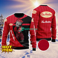 Baby Groot Hug tim hortons Ugly Christmas 3D Sweater All Over Print