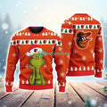 Baltimore Orioles MLB The Grinch Funny Merry Christmas Ugly Sweater 3D New Trend