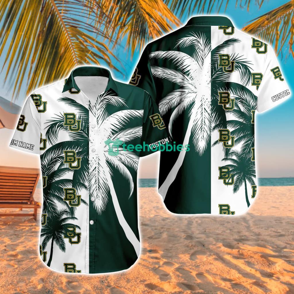 Baylor Bears Ncaa Aloha Tropical Hawaiian Shirt For Men And Women Custom Name