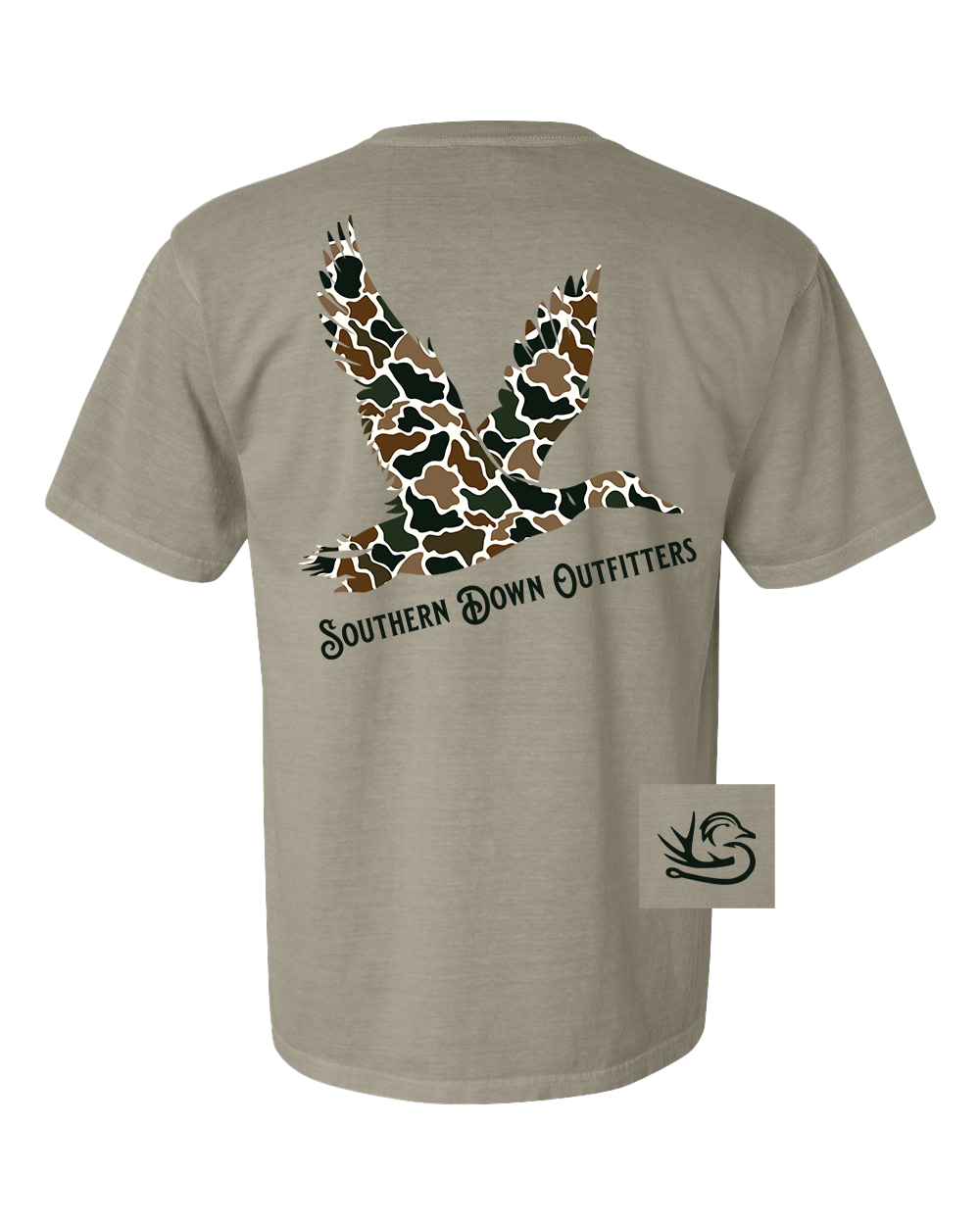 Camo Mallard Tee Unisex , , , Long Sleeve Tee