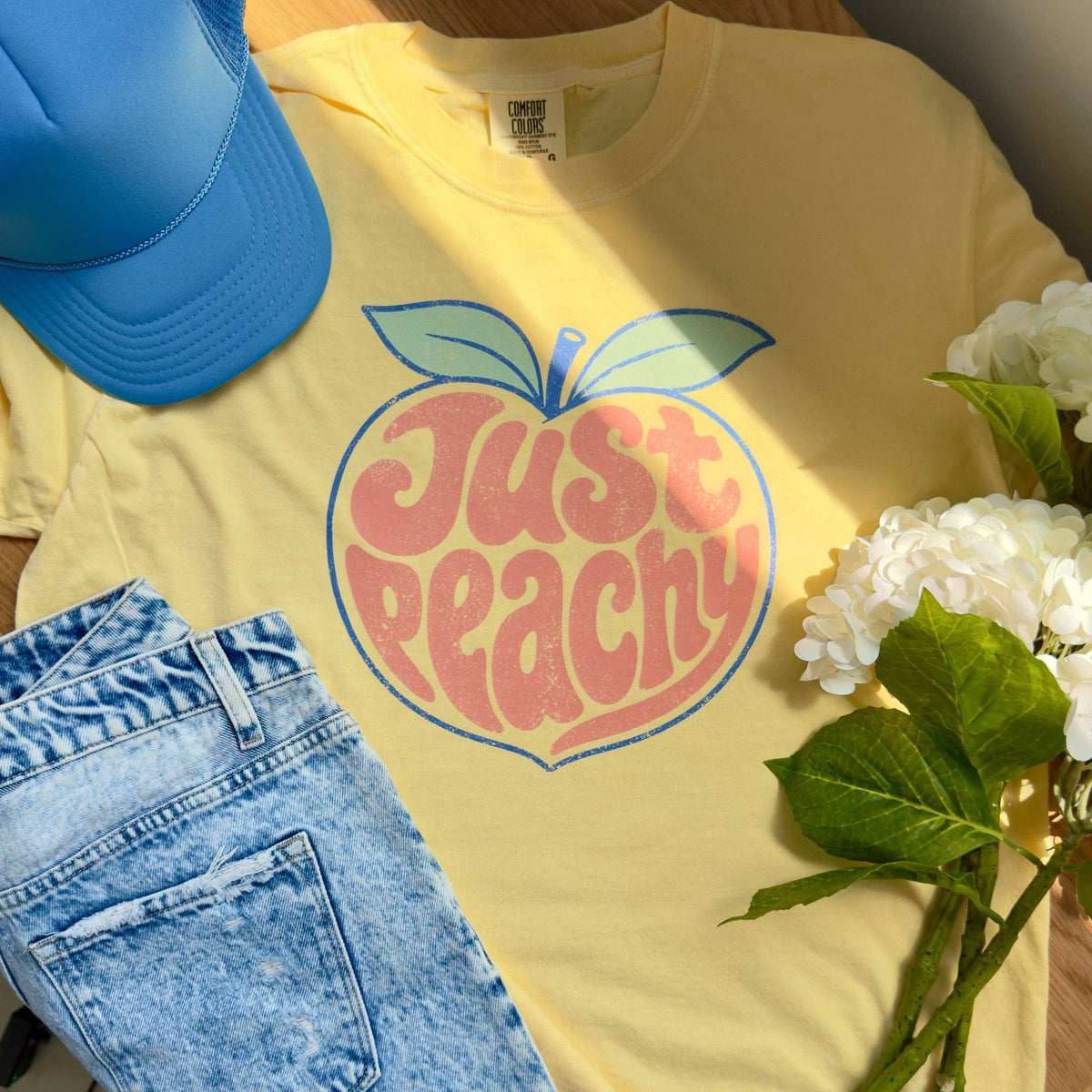 Just Peachy Tee Unisex , , , Long Sleeve Tee