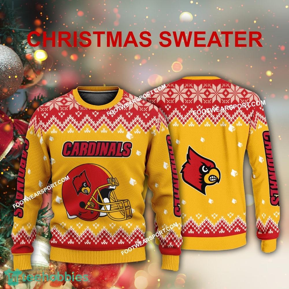 Design Helmet Louisville Cardinals Christmas Sweater Gift For Adult
