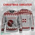 Design Helmet Mississippi State Bulldogs Christmas Sweater Gift For Adult
