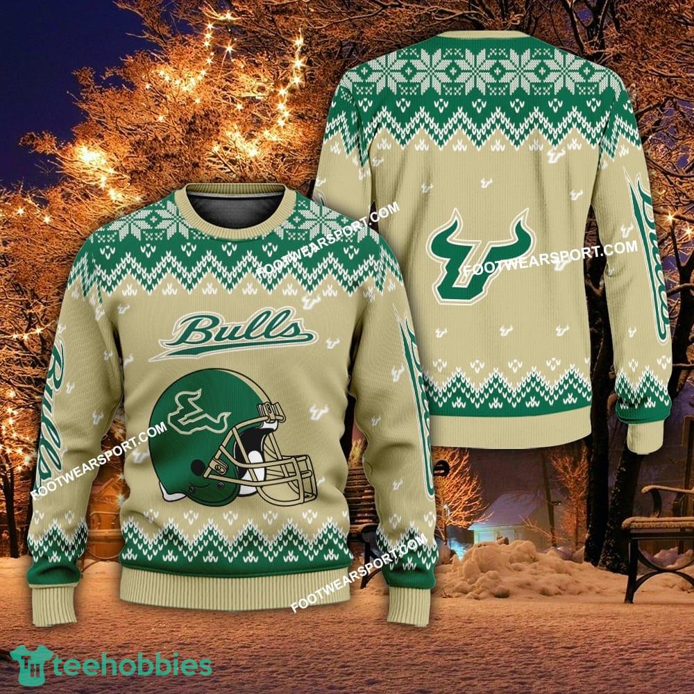 Design Helmet South Florida Bulls Christmas Sweater For Men Women