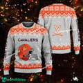 Design Helmet Virginia Cavaliers Christmas Sweater AOP For Men Women