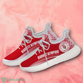 Biarritz Olympique Rugby White And Red Reze Shoes Sneaker Style Gift