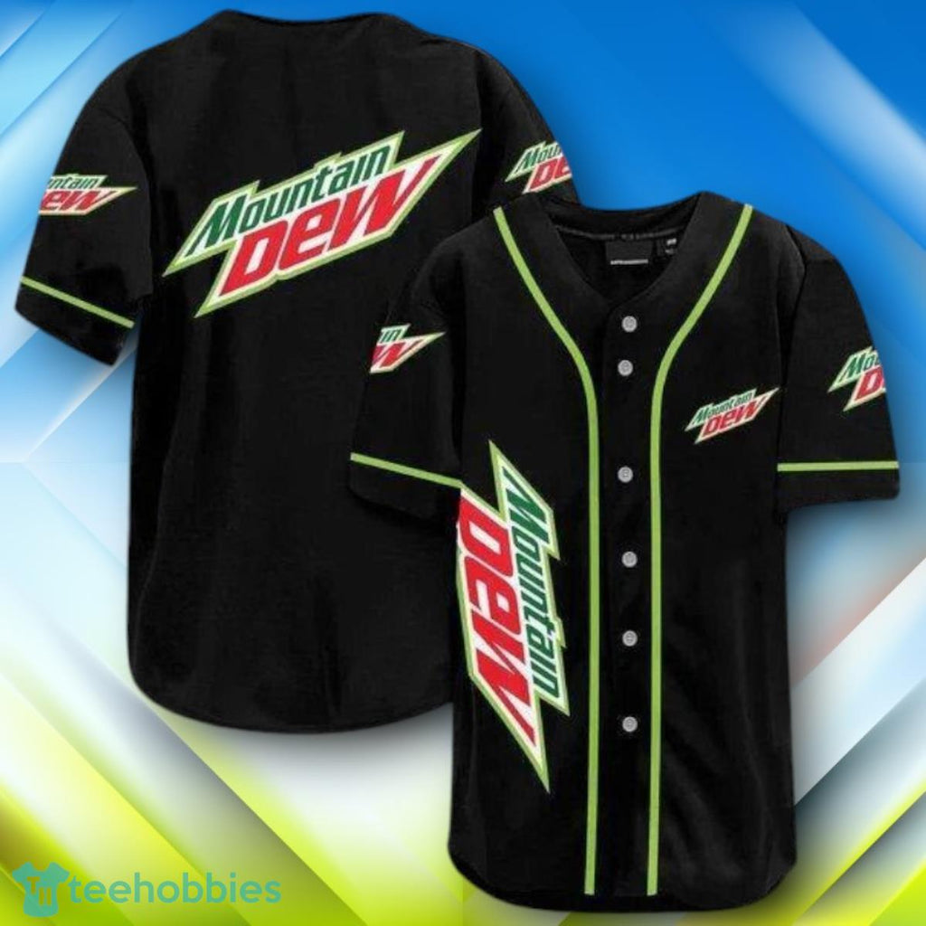 Black Mountain Dew Halloween Baseball Jersey Style Gift