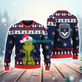 Bordeaux The Grinch Funny Merry Christmas Uglly Sweater 3D New Trend