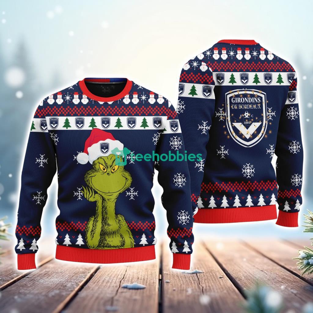 Bordeaux The Grinch Funny Merry Christmas Uglly Sweater 3D New Trend