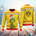 Borussia Dortmund The Grinch Funny Merry Christmas Uglly Sweater 3D New Trend