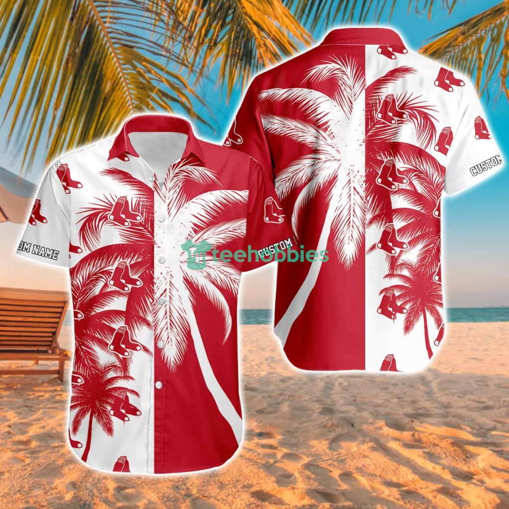 Boston Red Sox Mlb Aloha Tropical Hawaiian Shirt For Men And Women Custom Name