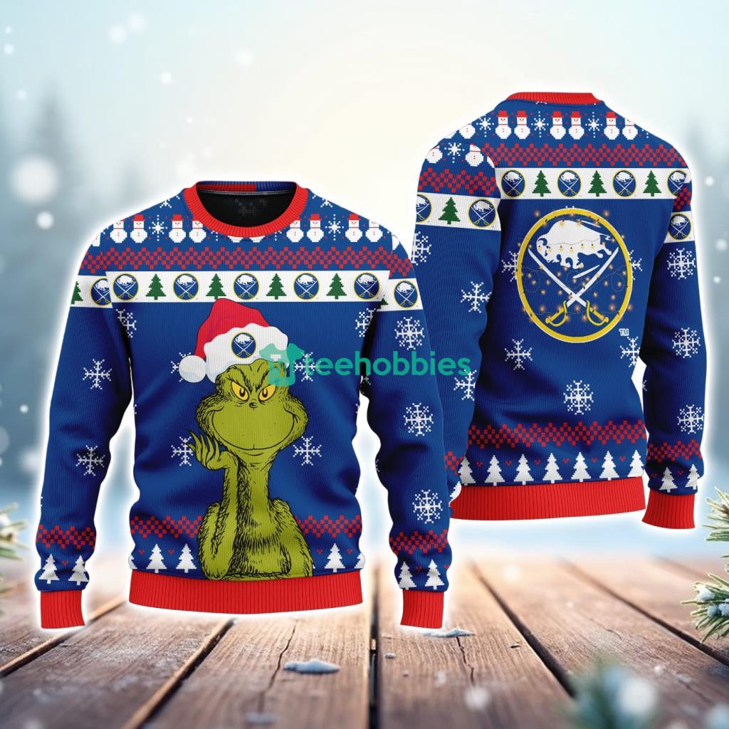 Buffalo Sabres The Grinch Funny Merry Christmas Uglly Sweater 3D New Trend