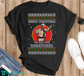 Buford T Justice Merry Christmas To Sumbitches Xl Black Unisex , , , Long Sleeve Tee