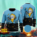 Busch Light Scary Night Halloween Hand Pull Out Halloween 3D Sweater For Men and Women
