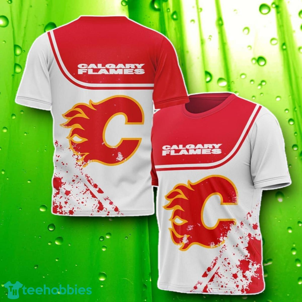 Calgary Flames 3D T-Shirt Stylish Gifts For Men And Women