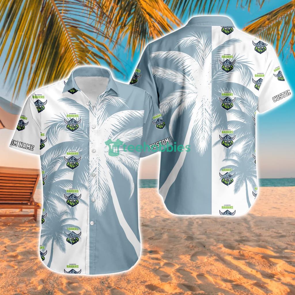 Canberra Raiders Nrl Aloha Tropical Hawaiian Shirt For Men And Women Custom Name