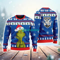 Canterbury-Bankstown Bulldogs NRL The Grinch Funny Merry Christmas Uglly Sweater 3D New Trend