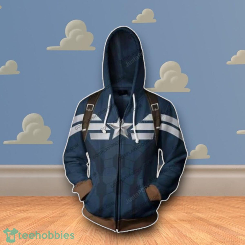 Captain America Classic 3D Hoodie Impressive Gift