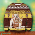 Captain Morgan Bulldog Ugly Christmas Sweater For Men Women