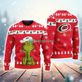 Carolina Hurricanes The Grinch Funny Merry Christmas Uglly Sweater 3D New Trend