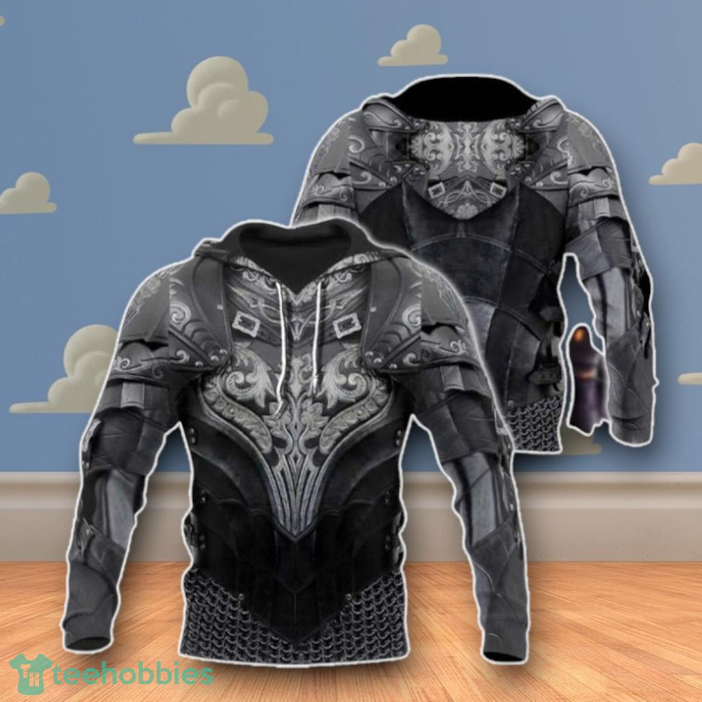 Chainmail Knight Armor 3D Hoodie Impressive Gift