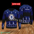 Chelsea Custom Name Merry Xmas Sweater For Soccer Sport Team’s Fans Sweater