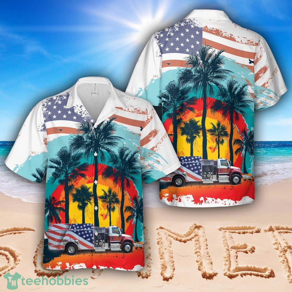 Cherokee County, North Carolina Ranger Fire Rescue Hawaiian Shirt Beach Summer Shirt
