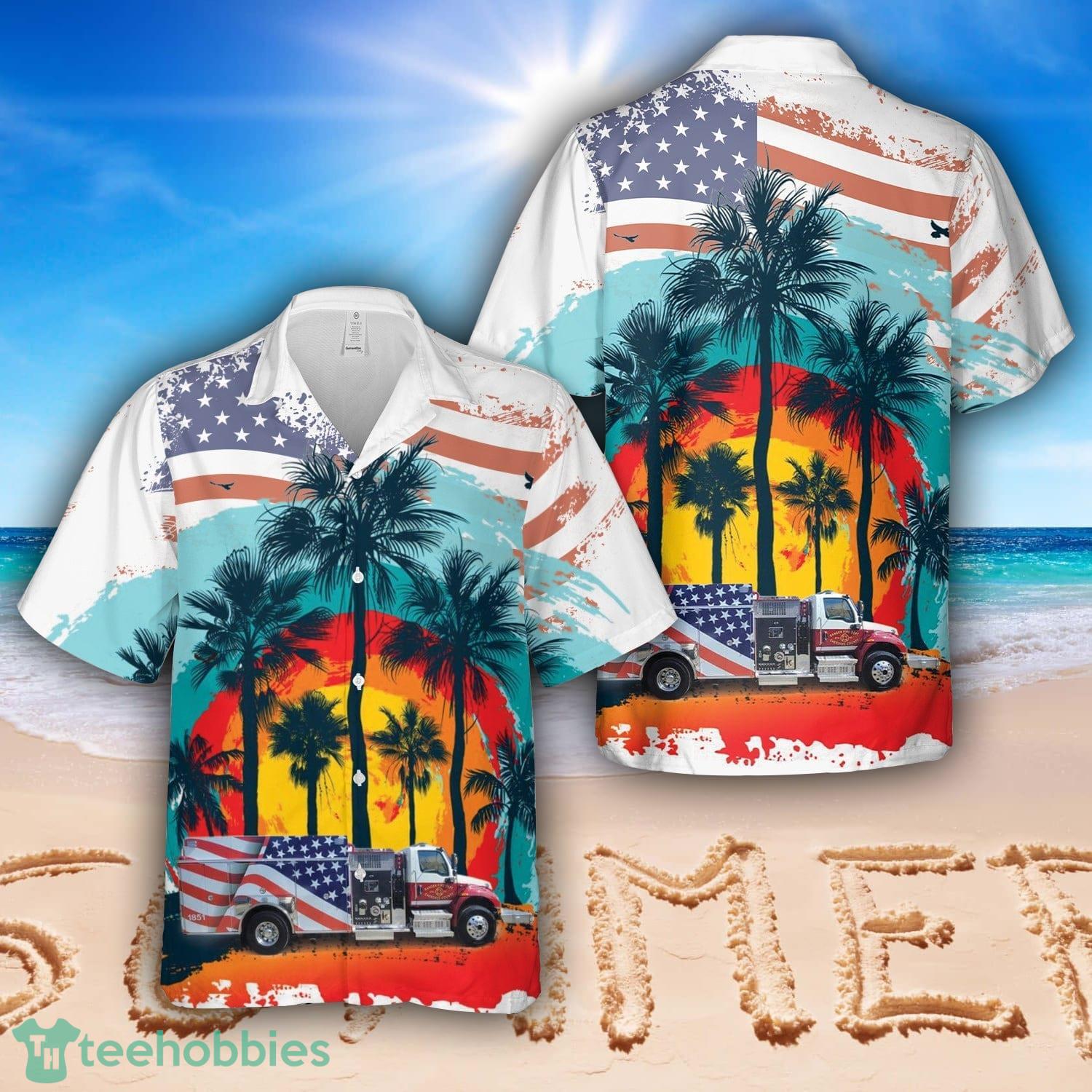 Cherokee County, North Carolina Ranger Fire Rescue Hawaiian Shirt Beach Summer Shirt