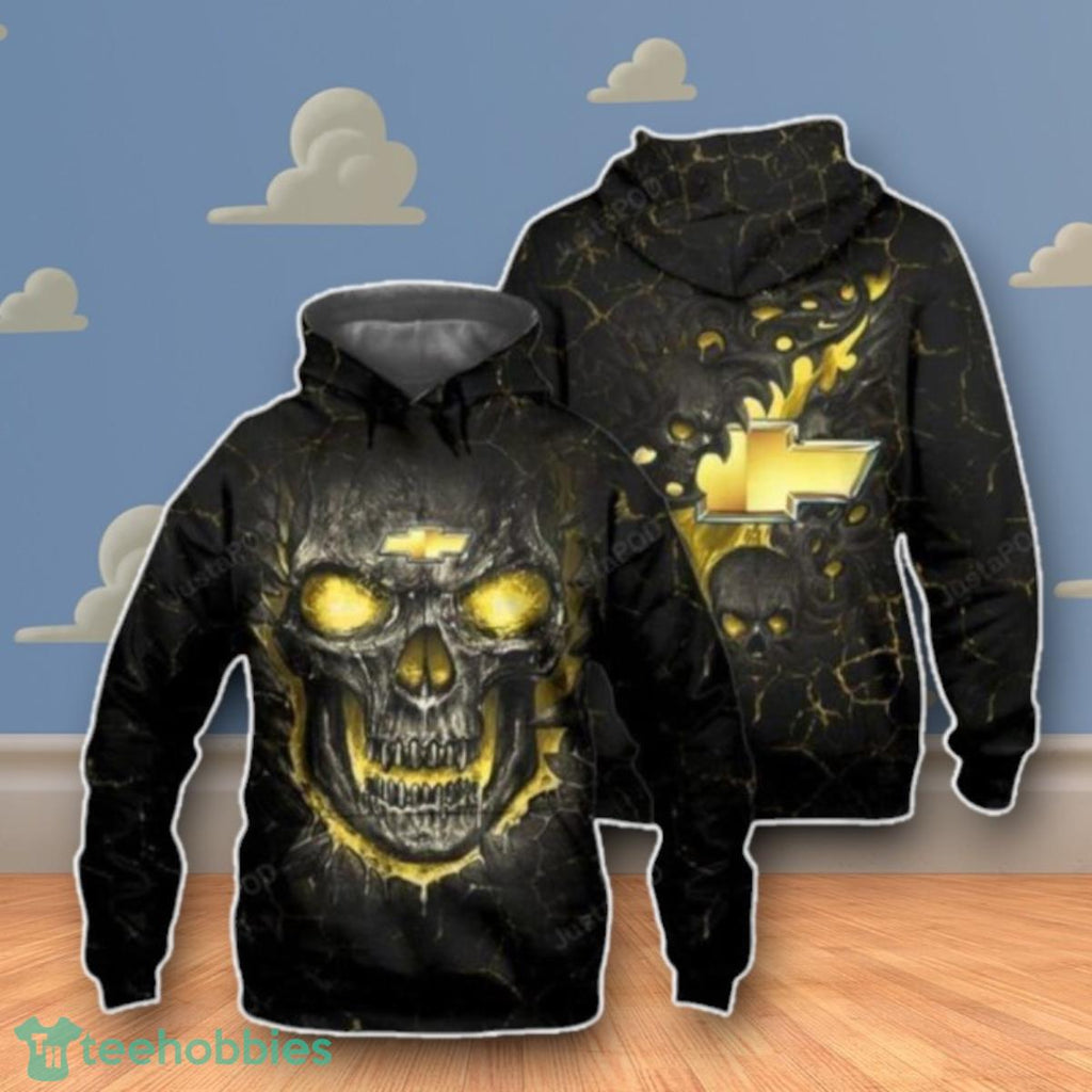 Chevrolet Lava Skull Men And Women And Chevrolet Lava Skull Chevrolet 3D Hoodie Impressive Gift
