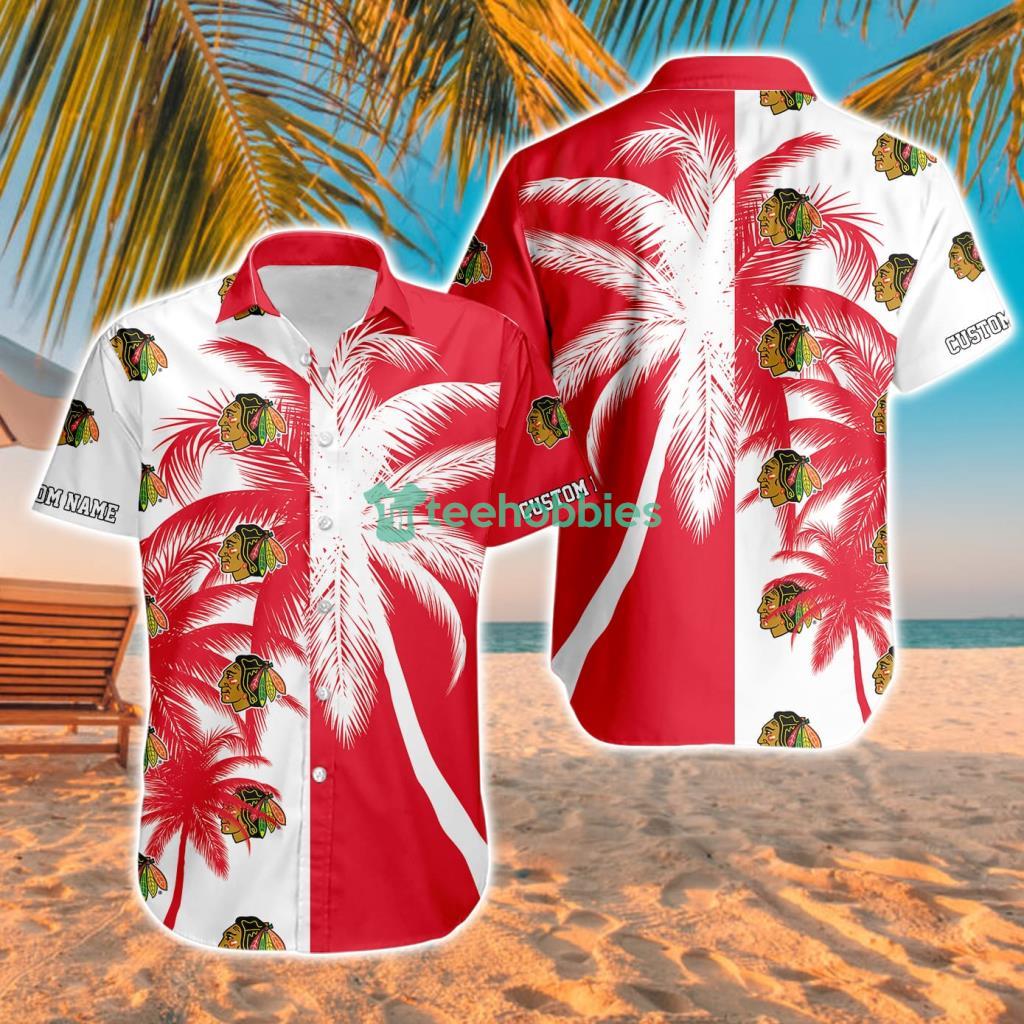 Chicago Blackhawks Aloha Tropical Hawaiian Shirt For Men And Women Custom Name