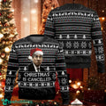 Christmas Cancelled Ugly Christmas Sweater Funny Office Xmas Sweater