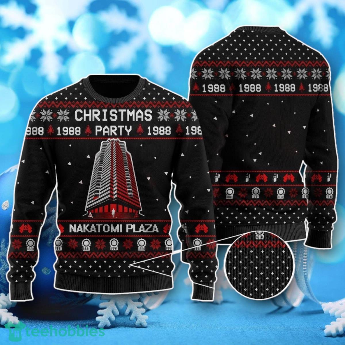 Christmas Party Nakatomi Plaza Ugly Christmas Sweater Unique Gift