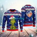 Cincinnati The Grinch Funny Merry Christmas Uglly Sweater 3D New Trend