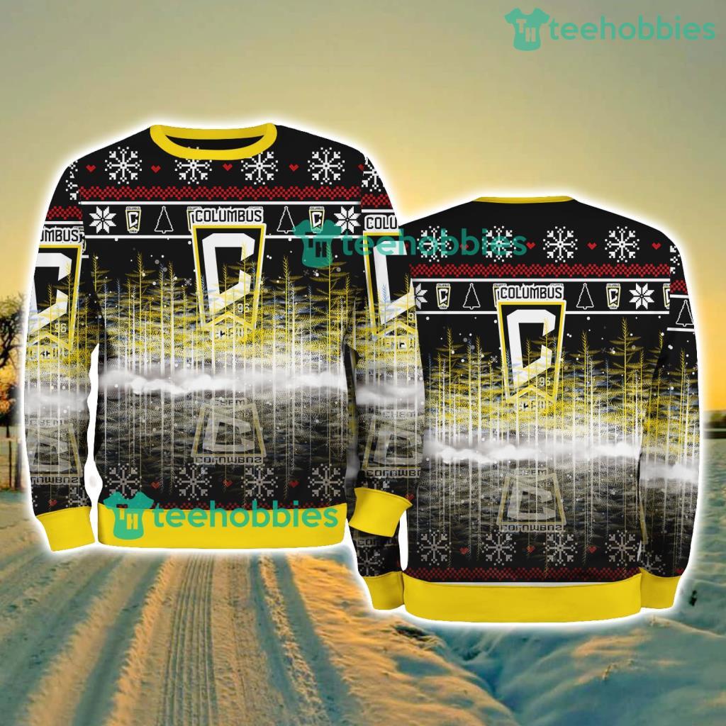 Columbus Crew SC Pine Christmas Ugly Sweater New Style Best Gift For Fans
