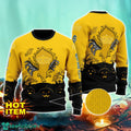 Corona Extra Scary Night Halloween Hand Pull Out Halloween 3D Sweater For Men and Women