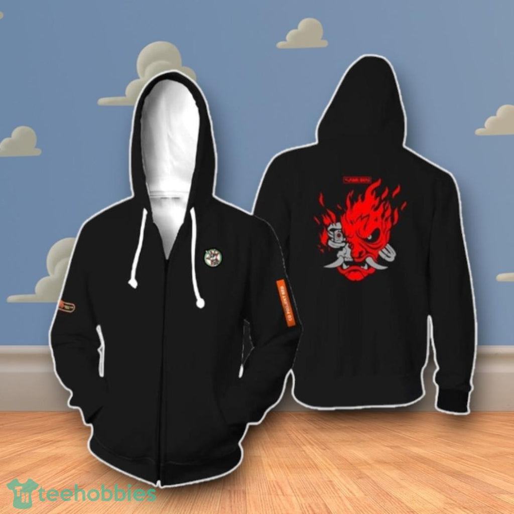 Cosplay Costume Samurai Coat Top Adult Halloween Party Prop 3D Hoodie Impressive Gift
