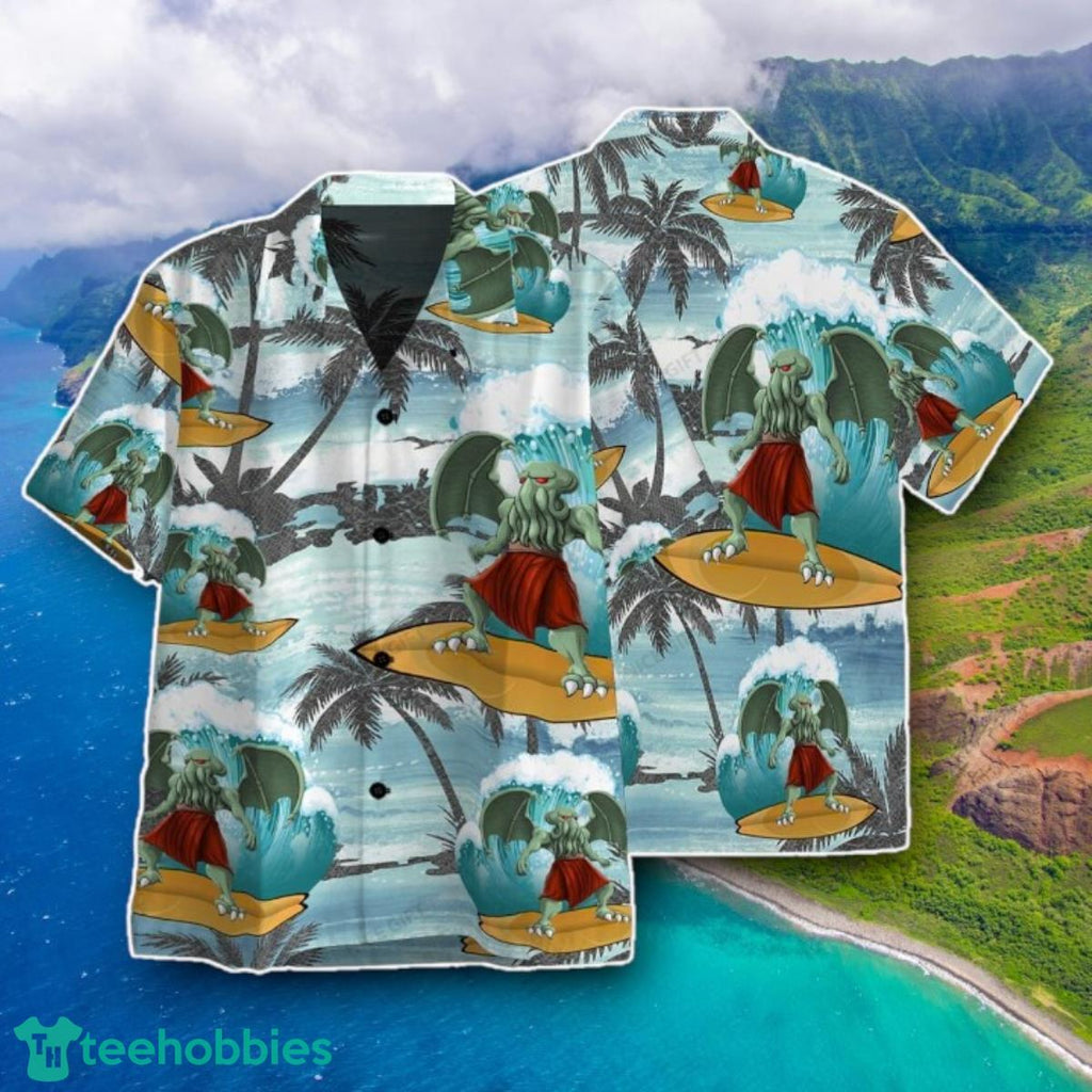 Cthulhu Surfing Hawaiian Shirt Style Gift For Men And Women