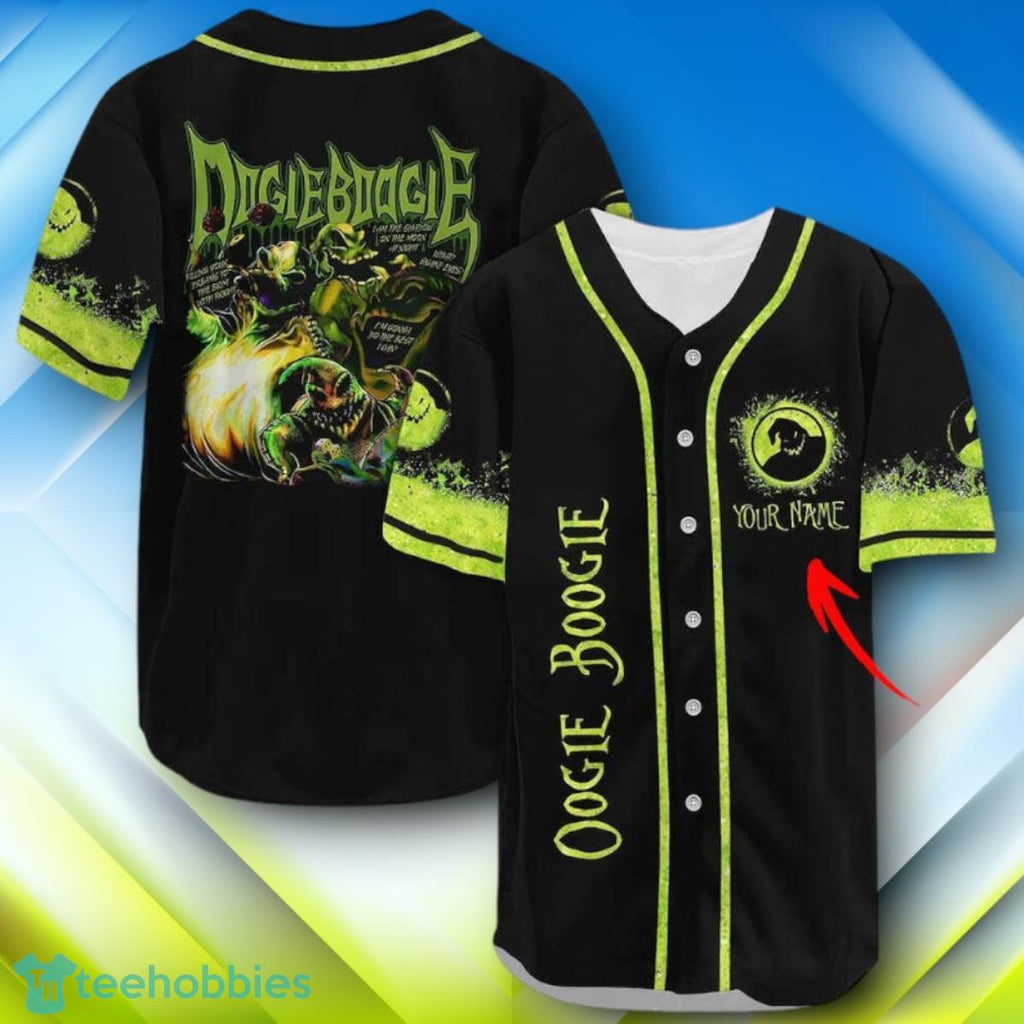 Custom Name Boogieman Halloween Baseball Jersey Style Gift