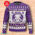Custom Name Crown Royal Titties Funny Ugly Christmas Sweater 3D Design For Men Women